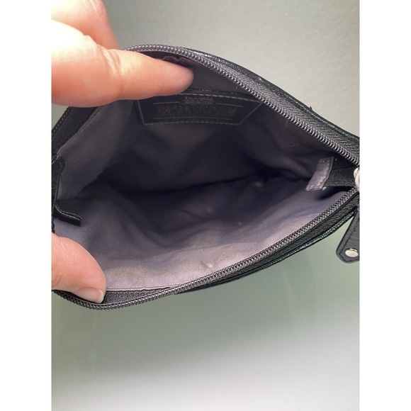 Coach MADISON Black Grey Op Art Stage Coach Crossbody Swingpack 43430 - Picture 10 of 16